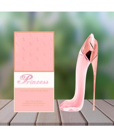 Princess High Heel Eau de Parfum for Women 2.9oz (85ml) Pink + Refillable Travel Atomizer - Buy Online on GoSupps.com
