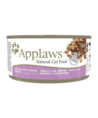 APPLAWS Cat Mackerel and Sardine Can 24 x 70 g