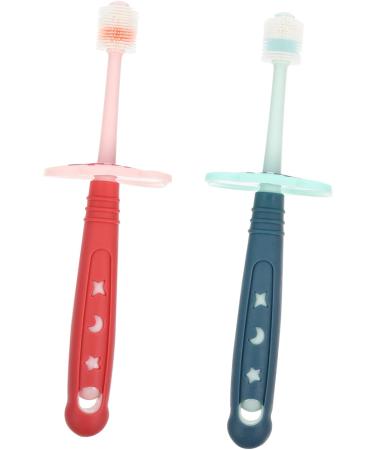 Gleavi Baby Toothbrush Set - 10 Silicone Toothbrushes & Training Cups for Infants 6 Months+ | Travel-Friendly Oral Care Accessories - Buy Online on GoSupps.com