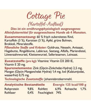 Lily's Kitchen Natural Wet Dog Food - Grain-Free Meat Potato Casserole 6x400g | Healthy Adult Dog Meals - Buy Online on GoSupps.com