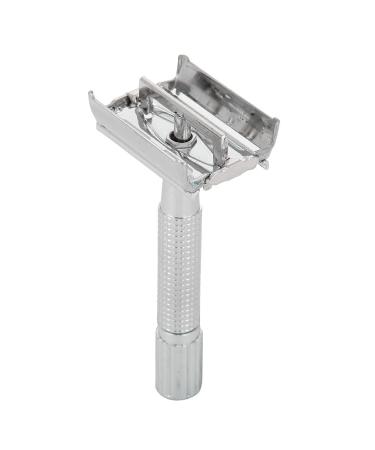 Men's Safety Razor with Case | Zinc Alloy Double Edge Shaver for Beard & Body Hair | Premium Grooming Tool - Buy Online on GoSupps.com