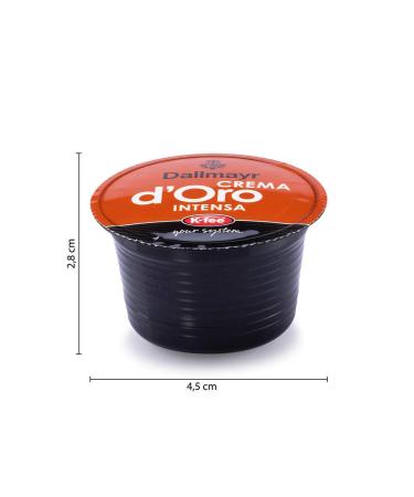 Dallmayr Crema d'Oro Intense Coffee Capsules - 96 Compatible Tchibo Cafissimo Pods | 6 Pack (124.8g) - Buy Online on GoSupps.com