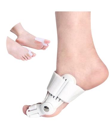 JLK-ZHOU Bunion Corrector, Bunion Splints and Bunion Relief for Hallux Valgus, Hammer Big Toe Joint Straightener, Adjustable Bunion Splint Protector Sleeves Kit For Women and Men,3 pcs(By Day and Night)