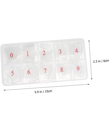 DOITOOL 2 Boxes Nail Art Box Nail Art Tools Fake Nail Sheets Nail Kit Nail Art Kit Coffin Nail Tip Nail Files Nail Brush Nail Beauty Accessory Acrylic Manicure Tools Fake Nail Patch Suite - Buy Online on GoSupps.com