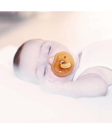 Natursutten 12 Months+ Natural Rubber Pacifier - Eco-Friendly BPA-Free Round Design - Made in Italy - 2 Pack - Buy Online on GoSupps.com