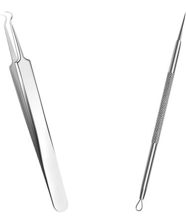 Remover Tools Stainless Steel Professional Easily Cure Pimples Acne Hairs - Buy Online on GoSupps.com