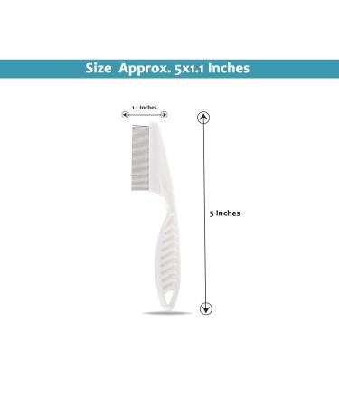 Stainless Steel Head Nit Comb - Set of 5 | Effective Lice and Nit Removal for Pets, Kids, and Adults - Buy Online on GoSupps.com