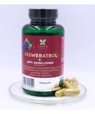Buy Lanco Nutritions Resveratrol + Anti-Aging Combo - 90 Capsules | Premium Dietary Supplement for Immune Support & Longevity - Buy Online on GoSupps.com