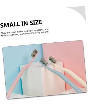 BUIFULSIC 6-Pack Adult Stiff Brushes | Soft Fur Toothbrushes for Effective Oral Care | nylon bristles & Cleaning Tools - Buy Online on GoSupps.com