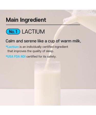 Sleepium Lactium L-Theanine Pills - Natural Sleep Support & Stress Relief Supplement with Magnesium & Vitamin B6 - 30 Tablets - Buy Online on GoSupps.com