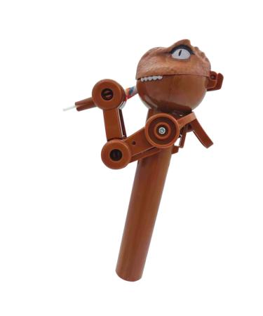 ORFOFE 2pcs Lollipop Machine Dinosaur Lollipops for Food Toy Mini Kid Toys Popular Candy Tool Toys Plastic