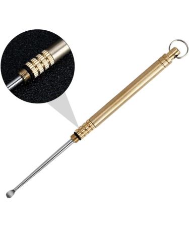 Titanium Alloy Ear Digger Spoon - Portable Ear Wax Cleaner & Removable Spoon - Buy Online on GoSupps.com