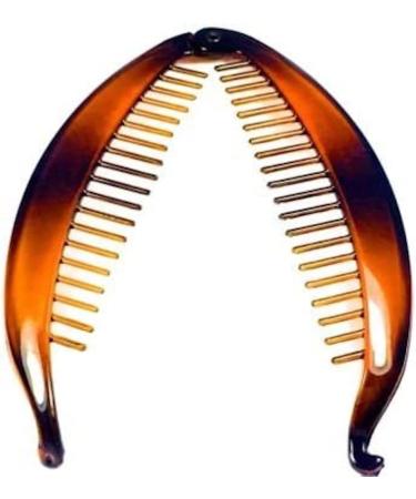 BANANA Fish Clip Wide Tort Brown Toned Comb Hair Grip 14cm Ponytail - Buy Online on GoSupps.com