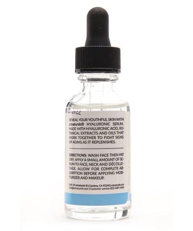 Artnaturals Hyaluronic Moisturizing Serum 1.0 fl oz - Hydrating Anti-Aging Formula - Buy Online on GoSupps.com