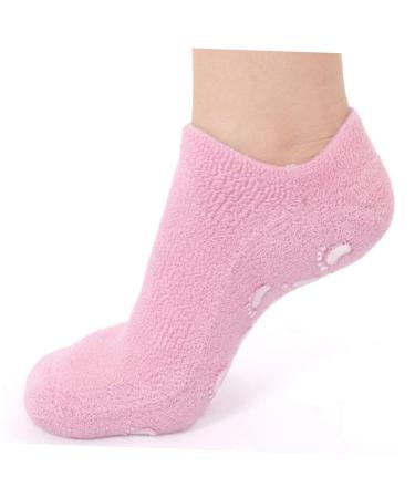 FRCOLOR 2 Pairs Women Socks Pain Socks Moisture Stocking Dry Features Socks for Women Ladies Booties Womens Socks Skin Repair Silicone Hydrating Socks spa Socks moisturizing Miss sap