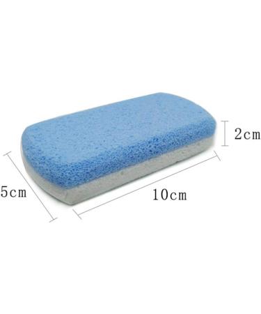 HEALLILY 2pcs Glass Pumice Stone Pedicure feet Stone for Feet Double Side Hard Skin Callus Remover Scrubber Cleaning As Shown 1 count (Pack of 1) - Buy Online on GoSupps.com