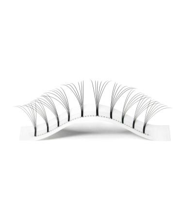6D Eyelash Extensions - C Curl 0.07mm Long Foot Finished Compartments 8-15 Individual Lengths | Matt Black | International Shipping - Buy Online on GoSupps.com
