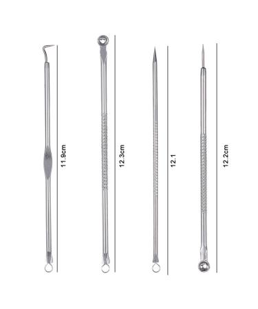 Buy Stainless Steel Blackhead & Acne Removal Tools | 4PCS Puller Set - Best International Shipping - Buy Online on GoSupps.com