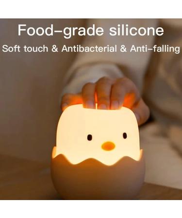 Night Light Children Silicone Cute Night Light for Kids Kawaii Birthday Gifts Room Decor Bedroom Decorations for Baby Kids Teens Dimmable Touch Control Rechargeable Dim Bedside Lamp Soft Nightlight - Buy Online on GoSupps.com