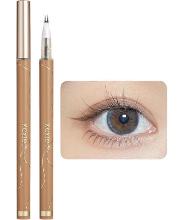 Two-Claw Bottom Lashes Pencil Double-Pointed Forked Lower Eyelash Pencil Waterproof Liquid Eyeliner Eyebrow Pencil Double Tip Lower Eyelash Pencil Eyeliner Brush Tip C: Tea Brown - Buy Online on GoSupps.com