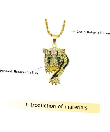 GLSTOY 1pc Women Chain Diamond Necklace Mens Necklace Women Necklace Charm Pendant Necklaces Golden - Buy Online on GoSupps.com