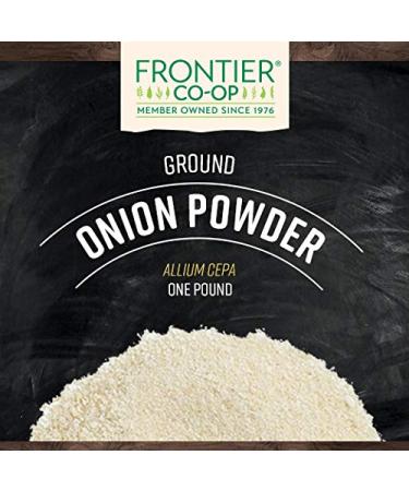 Frontier Co-op White Onion Powder Organic | Kosher Certified | 1 lb Bulk Bag - Buy Online on GoSupps.com