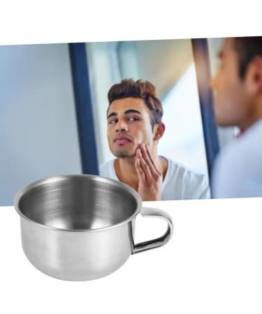 Premium Stainless Steel Shaving Soap Bowl - Hygienic & Practical Shaving Tool for Men | International Shipping Available - Buy Online on GoSupps.com