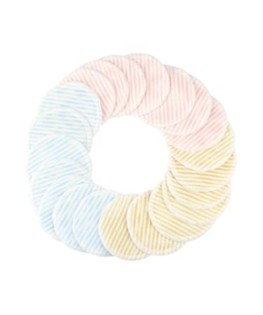 Milisten 12pcs Reusable Makeup Remover Pads Reusable Cotton Round Facial Pads with Bag