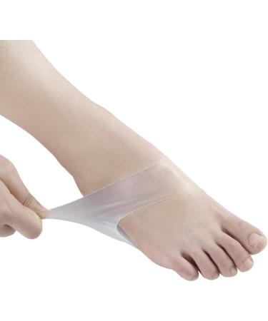 Healifty Gel Arch Support Brace - Silicone Flat Feet Support for Plantar Fasciitis Relief | Comfortable Arch Support for Hollow Feet (1 Pair) - Buy Online on GoSupps.com