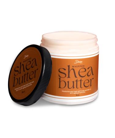 Organic Whipped Shea Butter - Hydrating & Lightweight for All Skin Types - 8 oz - Buy Online on GoSupps.com