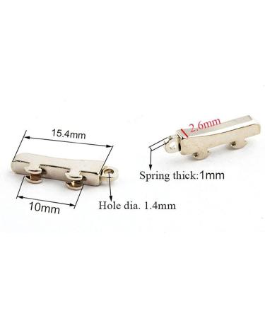 10PCS 1mm Thick Flexible Spring Eyeglass Hinges - Replacement Parts with Case - International Shipping Available - Buy Online on GoSupps.com