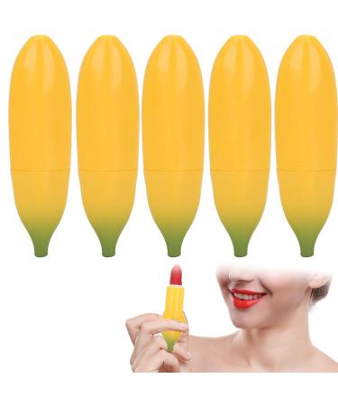 5pcs Colored Lipstick Tubes for DIY Lip Balm - 12.1mm Reusable Cosmetic Containers - Buy Online on GoSupps.com