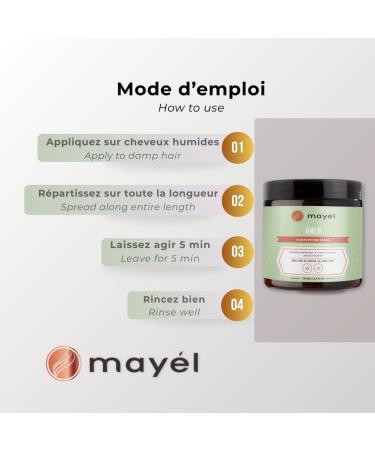 Mayel Masque Fortifiant l Huile d Amla 500 ml | Soin R parateur Intense pour Cheveux Ab m s et Cassants | Hydratation Brillance & Douceur | Prot ines V g tales et Antioxydants R pare & nourrit - Buy Online on GoSupps.com
