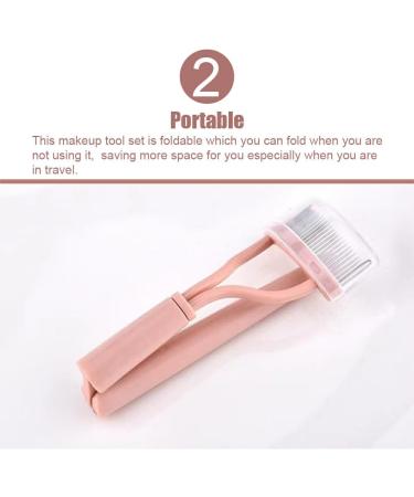 Dajidafu 2 Pieces Eyelash Curlers Brush Comb Tint Kit Beauty Tool Eye-lash Lashs Steal Curler Refills for Adults Women - Buy Online on GoSupps.com