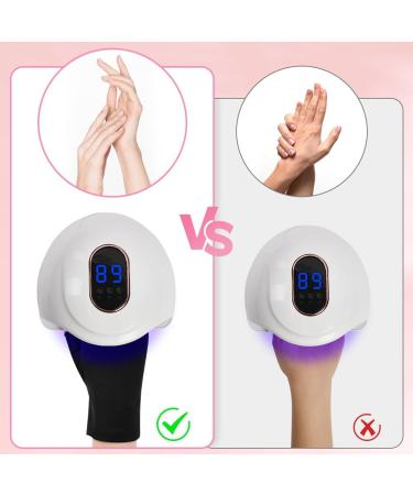 Hsthe Sea UV Gloves for Gel Nails 1 Pair UV Protection Gloves for Manicures Anti UV Gloves for Nail Lamp Manicures Dryer Nail Skin Care Fingerless UV Protection Gloves Protect Hands from UV Harm - Buy Online on GoSupps.com