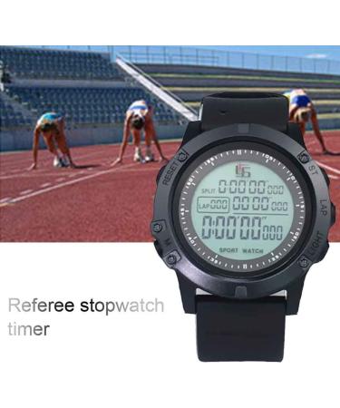 EMVANV Referee Timer Stopwatch for Sports Game - Black | Digital Countdown Soccer Watch - Buy Online on GoSupps.com