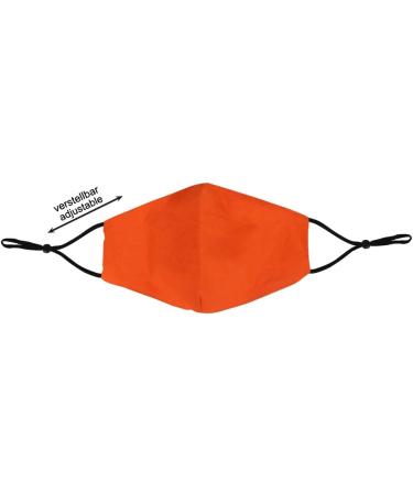 Alsino Orange Mouth Protection Mask - Adjustable Fabric Face Mask with Changeable Filter & Ear Bracket - Available in Multiple Colors - Buy Online on GoSupps.com