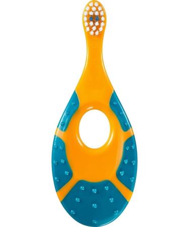 Jordan 6220100 Baby Toothbrush Step 1 with Teething Ring (0-2 Years) - Extra Soft 6 Pieces - Ideal for Teething Relief - Buy Online on GoSupps.com