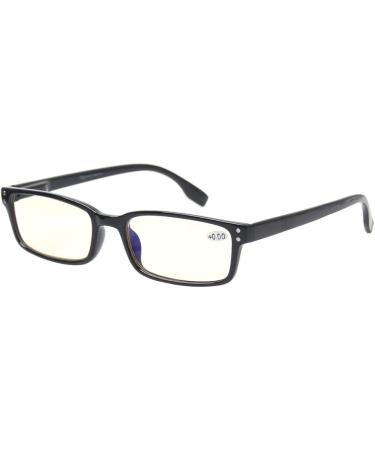 2 Pair Black Computer Reading Glasses 1.25x | UV Protection, Anti Blue Rays, Anti Glare & Scratch Resistant - Buy Online on GoSupps.com