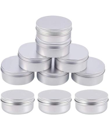 10 PCS 50ml Aluminum Tin Jars Balm Containers Travel Jars Containers Cosmetics Containers Pots Empty Cosmetic Containers with Screw Cap Lid for DIY Crafts Cosmetics Salve Cream Candle Lip Balm Travel - Buy Online on GoSupps.com