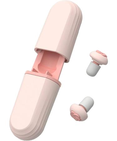Noise Cancelling Ear Plugs Reusable Ear Plugs with Silicone Sound Blocking for Travel (Pink) - Buy Online on GoSupps.com