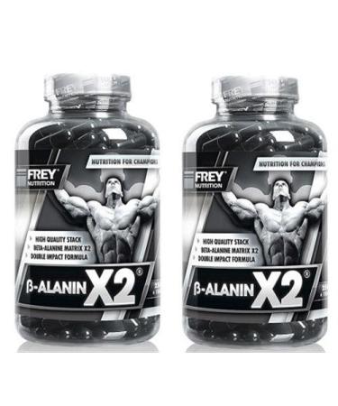 Frey Nutrition Beta Alanine X2 2 x 250 capsules each 1000mg 2-pack (500 g)