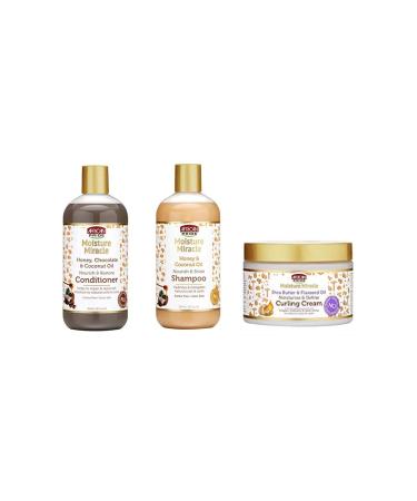 African Pride Moisture Miracle Combo (COND&SH&CREME)