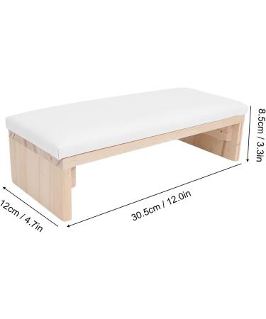 Soft Hand Pillow PU Leather Nail Arm Rest Cushion Just Wipe with a Damp Cloth for Manicure for Home for Manicure Store for Hair Salon(white) - Buy Online on GoSupps.com