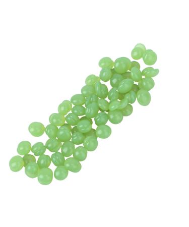 Fomiyes 50g hair removal wax beans hard wax beans for painless hair removal hot film painless wax sparrow for sensitive skin bikini waxing sperms for full body green