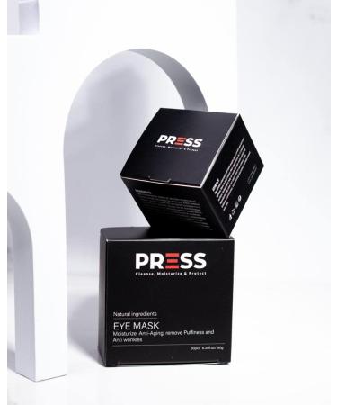 PRESS SKINCARE Under Eye Mask Patches - 30 Pairs for Dark Circles Puffiness & Wrinkles with Collagen Hyaluronic Acid & Black Pearl - Buy Online on GoSupps.com