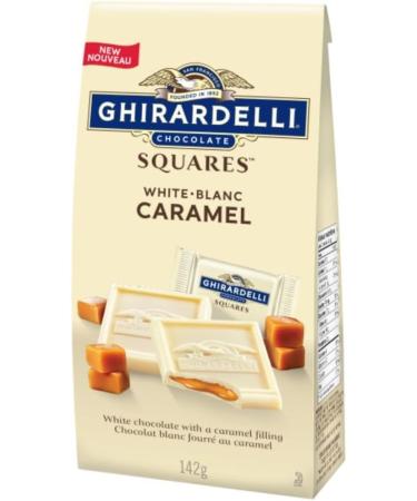 GHIRERDELLI Caramel White Chocolate Squares 142 Gram Bag Individually Wrapped Squares - Buy Online on GoSupps.com