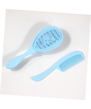 Healvian Baby Grooming Kit Set - Scalp Massager Brush, Hair & Massage Comb, Infant Hairbrush - Comfort Care for Newborns - Blue, Size 1 - Buy Online on GoSupps.com