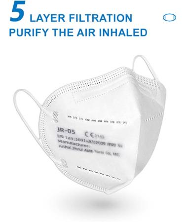 Anhui FFP3 Face Mask - Pack of 2 | High Quality Respiratory Protection - Buy Online on GoSupps.com