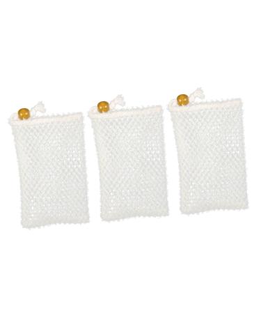 Healeved 3 Pcs Soap Sponge Swirl Soap Storage Bags Travel Organizer Bags Handmade Soap Net Nylon